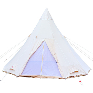 Morningstar Luxury Waterproof Rainproof Pyramid <b>Yurt</b> <b>Tent</b> Oxford Multi-Functional Indian Style for Outdoor Camping - Product Image 6