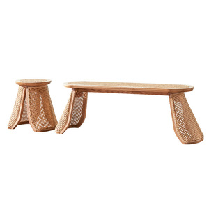 Dreamhause Solid Wood <strong>Stool</strong> Living Room Bedroom Balcony Decorative Bench Corner <strong>Table</strong> Side <strong>Table</strong> <strong>Dining</strong> Bench Bed End <strong>Stool</strong> - Product Image 5