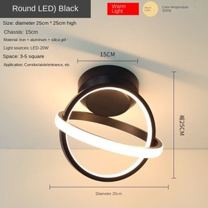 Simple Modern 30W LED Ceiling <b>Light</b> 4000K CCT PVC Body Acrylic <b>Cover</b> <b>for</b> Home Office Interior Living Room Bedroom <b>for</b> Villas - Product Image 3