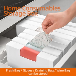 China Factory White <b>Folding</b> Kitchen Fresh Bag Garbage Bag <b>Storage</b> <b>Box</b> Plastic Bag Finishing <b>Box</b> - Product Image 4