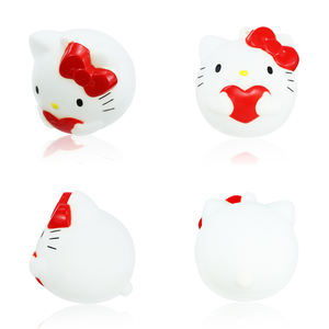 뜨거운 판매 KT 고양이 야간 조명 수지 소프트 스퀴즈 장난감 팻 라이트 스트레스 완화 침실 수면 분위기 소녀를위한 귀여운 데스크탑 고양이 - Product Image 6