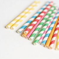 Pailles en papier écologiques recyclables jetables, forme bâton, trois trous, blanches, pour café, boissons chaudes, jus, prix de gros