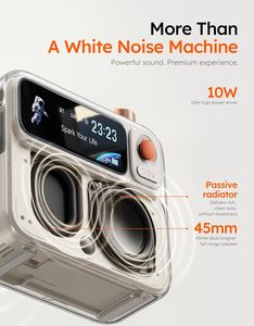 Máquina de Ruido Blanco Divoom Flowtoo con Altavoz Bluetooth, Reloj Despertador <span class=keywords><strong>y</strong></span> Pantalla Relajante, para Relajación <span class=keywords><strong>y</strong></span> Regalos - Product Image 6