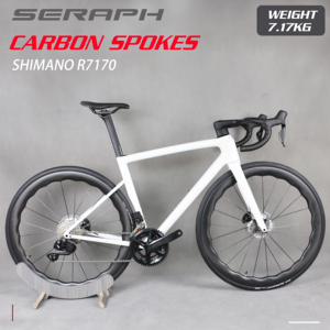Bicicleta completa de 7.2 kg, ultraligera, 7.1 kg, cuadro de carbono R7170 Di2, rodamientos cerámicos, ruedas de carbono y titanio TT-X68 - Product Image 1