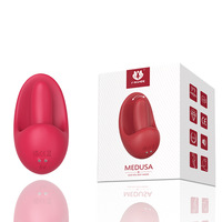 Sihand Maßgefertigter Erwachsenen-Vibrator für Frauen mit Zungenstimulation, Nippel- und Klitoris-Stimulation aus ABS + Silikon, Ohne Fernbedienung