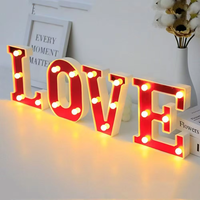 LED-Dekorationslichter, 26 Buchstabenlichter, (0-9) Zahlenlichter, Lichter für Hochzeiten, Geburtstage, Partys und Festliche Dekorationen