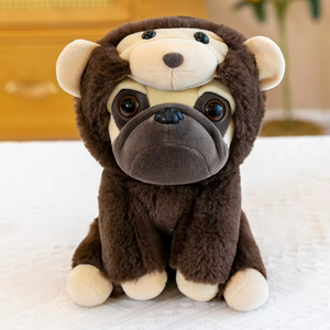Dessin animé chien poupée <span class=keywords><strong>moche</strong></span> mignon Transformation Simulation chiot enfants en peluche poupée cadeau d'anniversaire - Product Image 4