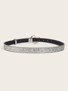 Femmes étoile boucle ceinture Y2k strass lune luxe Bling Punk métal boucle ceinture mode ceinture jean pantalon fête ceinture - Product Image 3
