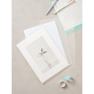 ที่ใส่บัตรสำนักงานแบบหนาใส4ชิ้นผลิตภัณฑ์ที่ใช้งานได้จริงและมีสไตล์ - Product Image 1