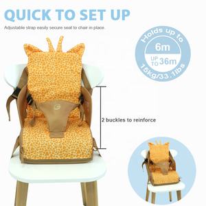 Hauteur pliable bébé <span class=keywords><strong>rehausseur</strong></span> 3 en 1 coussin pour enfants siège <span class=keywords><strong>rehausseur</strong></span> pour <span class=keywords><strong>9</strong></span> mois - Product Image 4