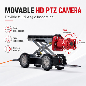 Robot d'inspection de tunnels métalliques KMJ-965, caméra CCTV IP68, chenillard 110V/220V pour l'inspection des mines et des passages souterrains - Product Image 6