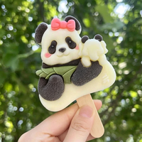 Direct usine, Sucette glacée 3D réaliste en forme d'animaux mignons de dessin animé, Forme et design personnalisés OEM/ODM, Dessert glacé en gros