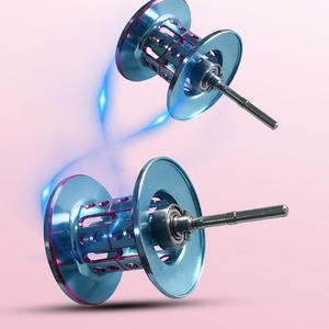 JLB Baitcasting Reel Pink Water Droplet Metal Line Long Casting For Girls Fishing Reel - Product Image 2