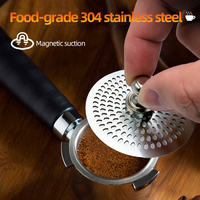 Filtre à café réutilisable de 58 mm, double couche en métal de 0,8 mm, pour machines à expresso domestiques et commerciales