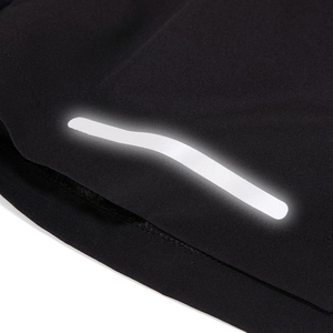 Pantalones cortos deportivos para correr para hombres, elásticos, transpirables, negros y personalizados, que absorben la humedad y el sudor - Product Image 3