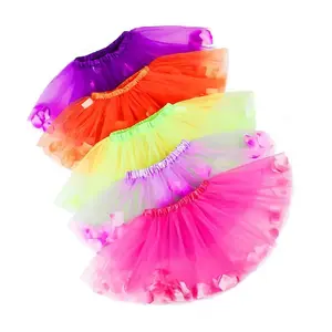 Unisex Kids Mesh Half Body Ballet Skirt Cute Princess Tutu for Baby Girls European American Style for Toddlers and Children