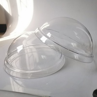 Dôme en acrylique transparent sur mesure, grande taille, pour décoration d'intérieur, horloge, produits en caoutchouc pour la maison