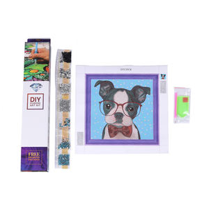 カスタム手仕事5DフルラウンドドリルDiy漫画犬クリスタルダイヤモンド描画キット - Product Image 1