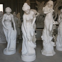 Factory Price Marble Stone Goddess Statue Marble Girl With Bottle Statue