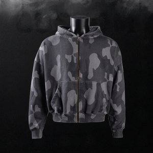 Fabricante de Sudaderas con Capucha de Invierno 100% Algodón Felpa Bordadas Personalizadas para Marcas de Ropa, con Tela de 430 GSM, Venta al Por Mayor OEM - Product Image 1