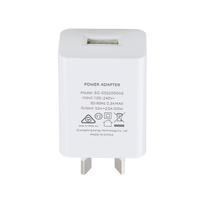 Adaptateur secteur USB 3 broches 5V 1A 2A pour téléphone portable, certifié SAA RCM, prix de gros, stock disponible pour l'Australie
