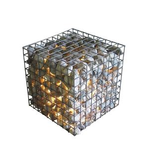 Cage en gabion de 50x50x50 cm pour l'aménagement paysager de jardin - Product Image 1