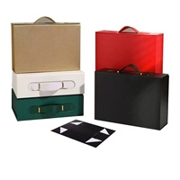 Boîte cadeau en carton pliable, écologique, en matériaux recyclés, pour bouteilles de vin, whisky, tequila, vodka, avec doublure en éponge et poignée