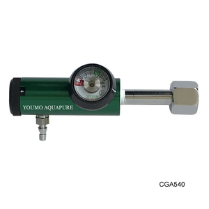 Valvola di pressione bombola ossigeno in ottone medicale CGA870 industriale CGA540 Bullnose regolatore di ossigeno per la macchina di terapia di ozono - Product Image 2