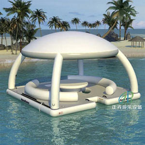 Ngoài trời cắm trại nước nổi Inflatable nổi hồ trại bè lều - Product Image 5