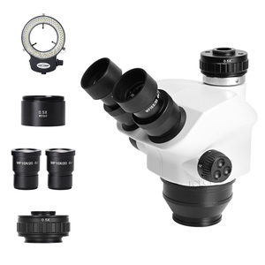 LHISM2 다기능 3.5X-50X 줌 현미경 관절 팔 삼안 의료 실습 현미경 (10 인치 모니터 포함) - Product Image 4