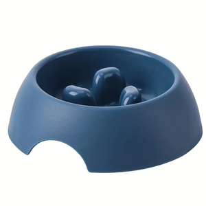 Accesorios para la Alimentación de Mascotas, Comedero Lento para Perros y Gatos, Tazón Antideslizante de PP Universal para Viajes, Comedero Lento para Cachorros, Anti-Asfixia - Product Image 1
