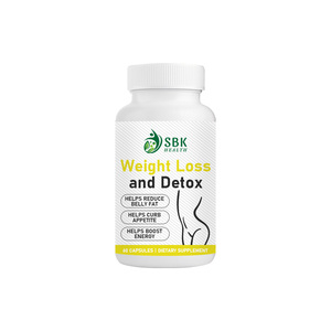 High Quality Weight loss and Detox Capsules with Green <b>Tea</b> Extract Helps Reduce Bally Fat Helps Curb Appetite Capsules - Product Image 1