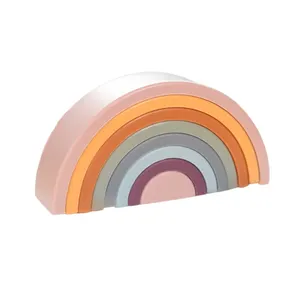 Jouets Enfants Tendance per bambini Montessori giocattoli educativi arcobaleno impilamento giocattoli per bambini