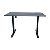 G11 Electric Lift Ergonomic 72-Bead RGB LED Strip Bureau de jeu Hauteur réglable Contrôleur de verrouillage pour enfants MDF Modern Home Office