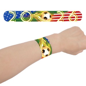 Pulsera de Bandera para Niños y Jóvenes, Tipo Slap Band, para Fanáticos de Deportes, Día de Partido - Product Image 5