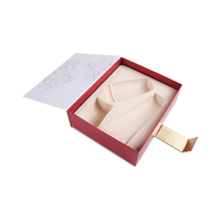 Caja de Embalaje Rígida Gris para Cosméticos y Sueros para el Cuidado de la Piel, Cierre Magnético, Laminación Mate, Grabado en Relieve, Opciones de Logotipo de Marca Personalizado