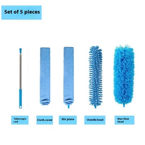 Sợi Nhỏ Bụi Khăn Lau Bụi Kit Với Dài Có Thể Thu Vào Lông Có Thể Giặt Trần Spider Web Bông Đầu Cho Hộ Gia Đình Và Xe Làm Sạch - Product Image 2