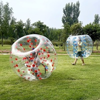 Balle à bulles gonflable transparente en PVC pour l'extérieur, pour adultes et enfants, balle à bulles pour le football