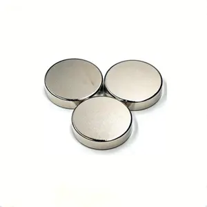 Neodymium Ndfeb N52 Grade Coated Cylinder Shape Permanent Magnet Strong Industrial Magnet
