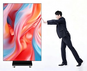 Afficheur LED pliable d'intérieur GOB P1.538, écran LED 1280x1920mm, panneau LED en aluminium moulé sous pression, écran publicitaire - Product Image 2
