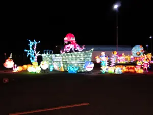 Aanpasbare Outdoor Zeedieren Walvis Lantaarn Waterdichte Feestelijke Nieuwjaar Kerst Ramadan Decoraties Zijdeachtig Chinees