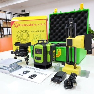 Livella Laser Verde 4D Autolivellante a 360 Gradi con 16 Linee, Livella Laser Orizzontale e Verticale 4D Fukuda - Product Image 3