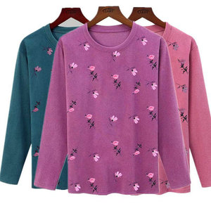 1.59 dollari FLF017 autunno pile maniche lunghe <span class=keywords><strong>camicie</strong></span> Casual autunno manica lunga top carino <span class=keywords><strong>donna</strong></span> elegante Plus Size camicette da <span class=keywords><strong>donna</strong></span> - Product Image 1