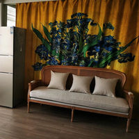 Canapé deux places en rotin style campagne française, en bois massif et cannage, rembourré, pour salon, mobilier de style côtier USA