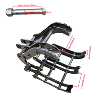Aksesoris Grabber Grapple untuk Excavator Mini 0,8 Ton - 1,8 Ton / Mesin Penggali Kecil