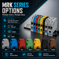 Bloc de bornes à vis modulaire MRK pour la distribution d'énergie et les panneaux de commande