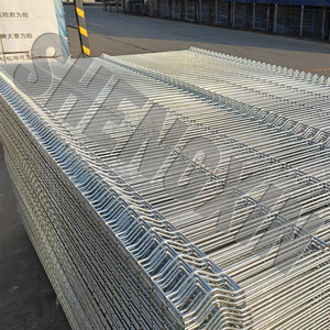 Pagar baja galvanis logam langsung pabrik untuk pagar jaring logam las Taman 3d kawat besi melengkung pagar jala - Product Image 2