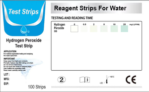 Utilisation de bandelettes de test de peroxyde d'hydrogène H2O2 (0-25Mg/L) pour le test d'eau de <span class=keywords><strong>piscine</strong></span> - Product Image 5