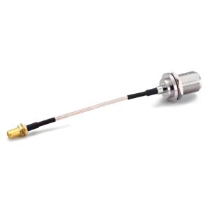 Customizável SMA MCX MCMX TNC BNC N Masculino Feminino Antepara Fakra RG316 RG174 RG58 Cobre Coaxial Jumper Cable Em Massa Pigtail Kabel - Product Image 1