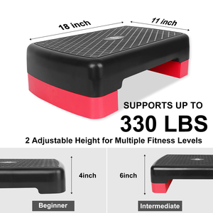 2026 New Style Equipment Steppers 3 Levels Adjustable Home Exercise <strong>Step</strong> Aerobic <strong>Gym</strong> <strong>Step</strong> - Product Image 2
